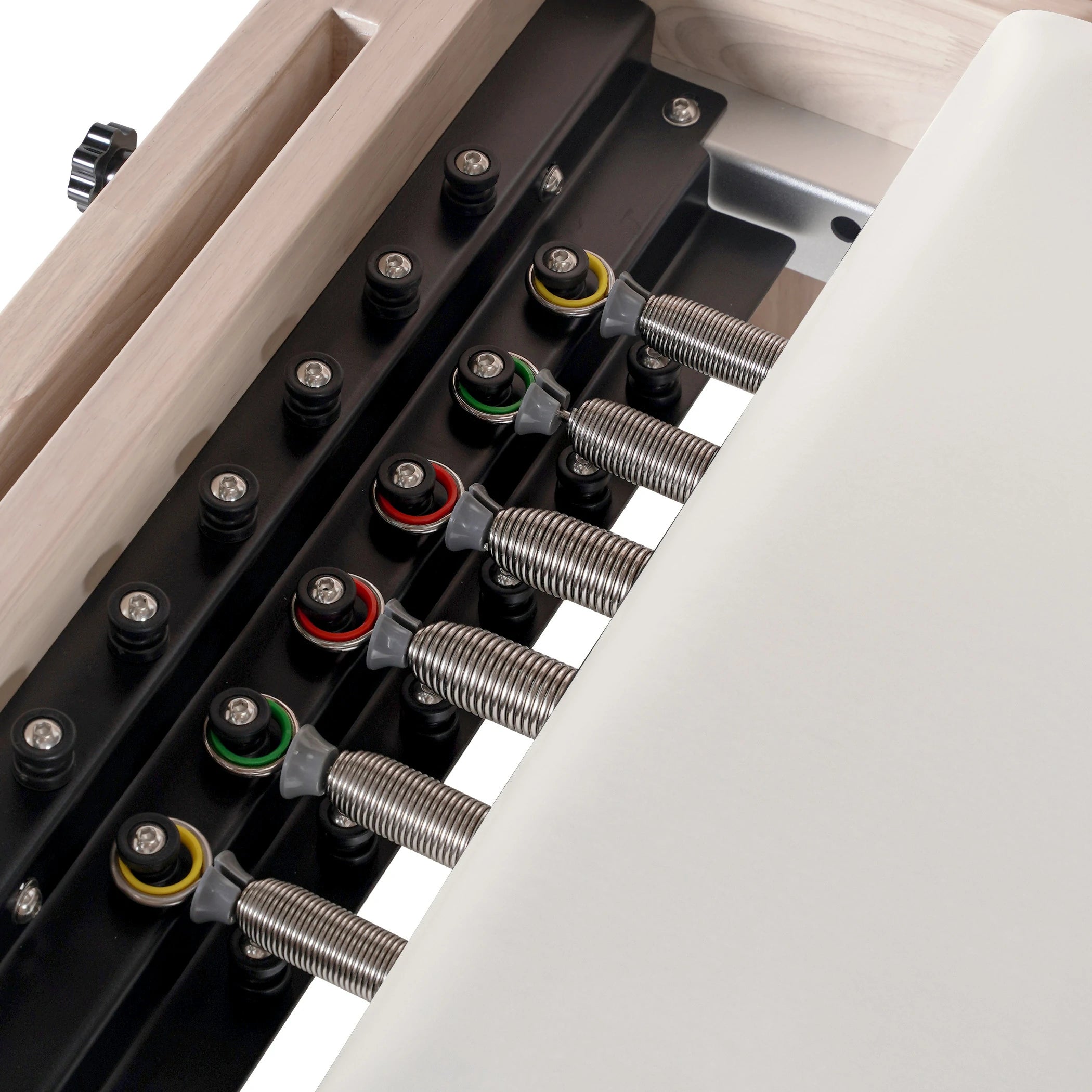 Classic Pilates Wood Reformer White