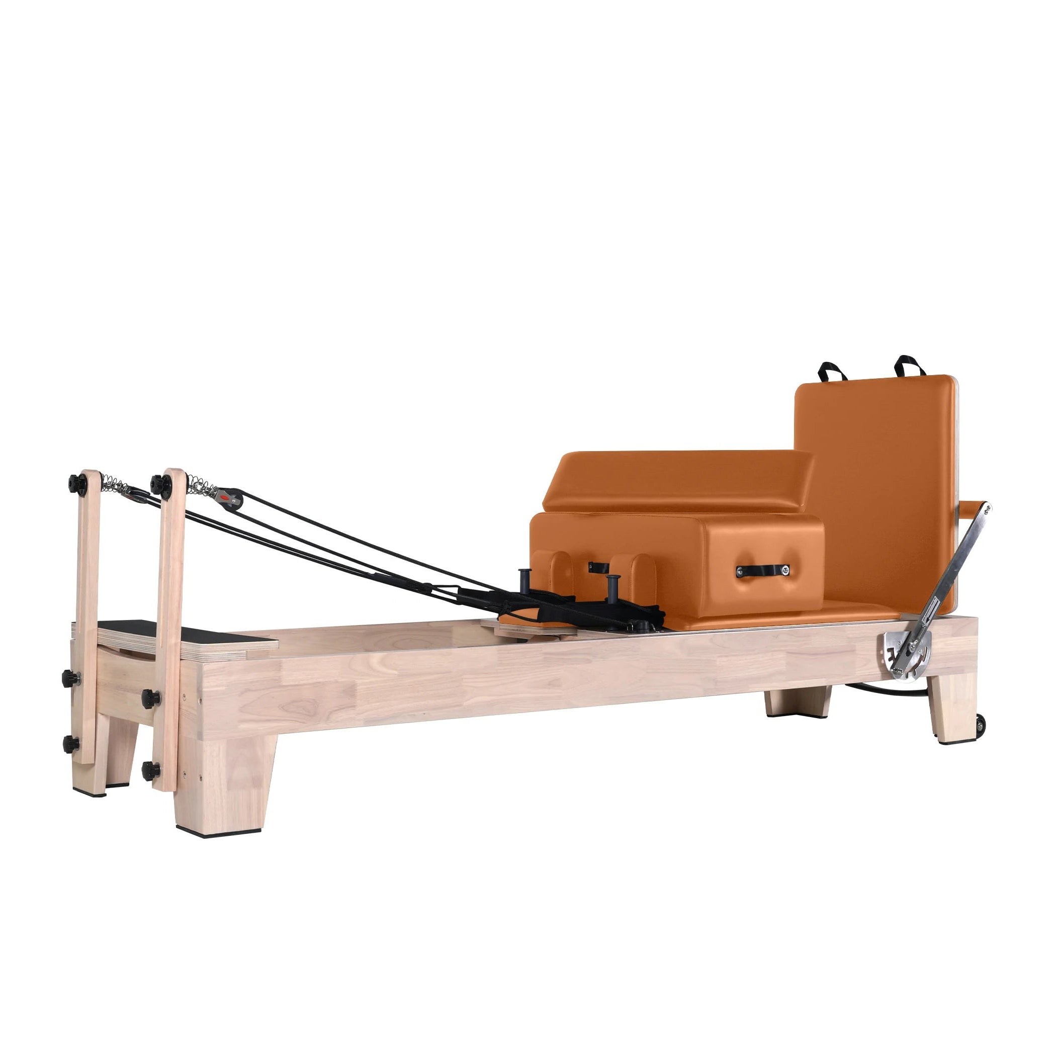 Classic Pilates Wood Reformer Orange