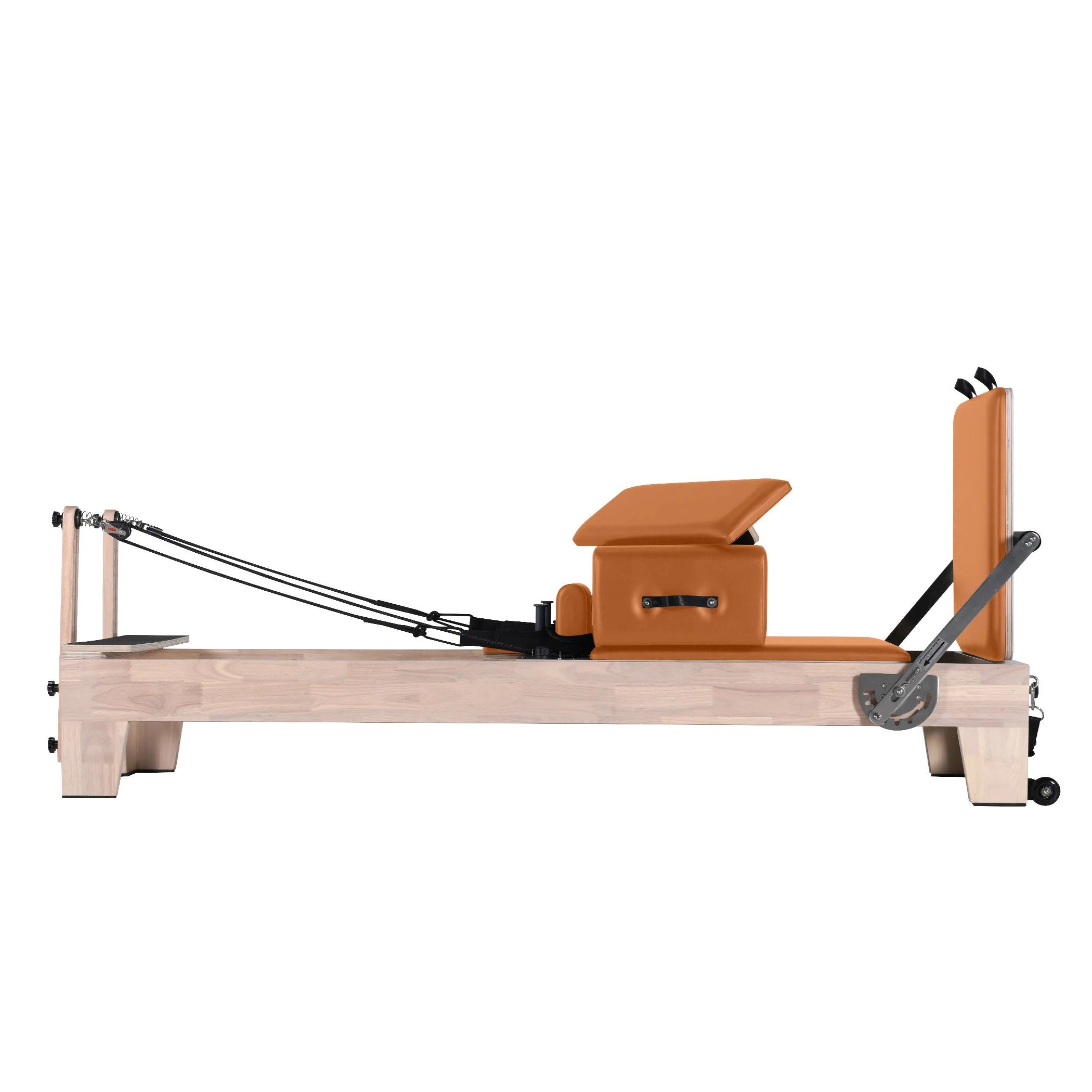 Classic Pilates Wood Reformer Orange