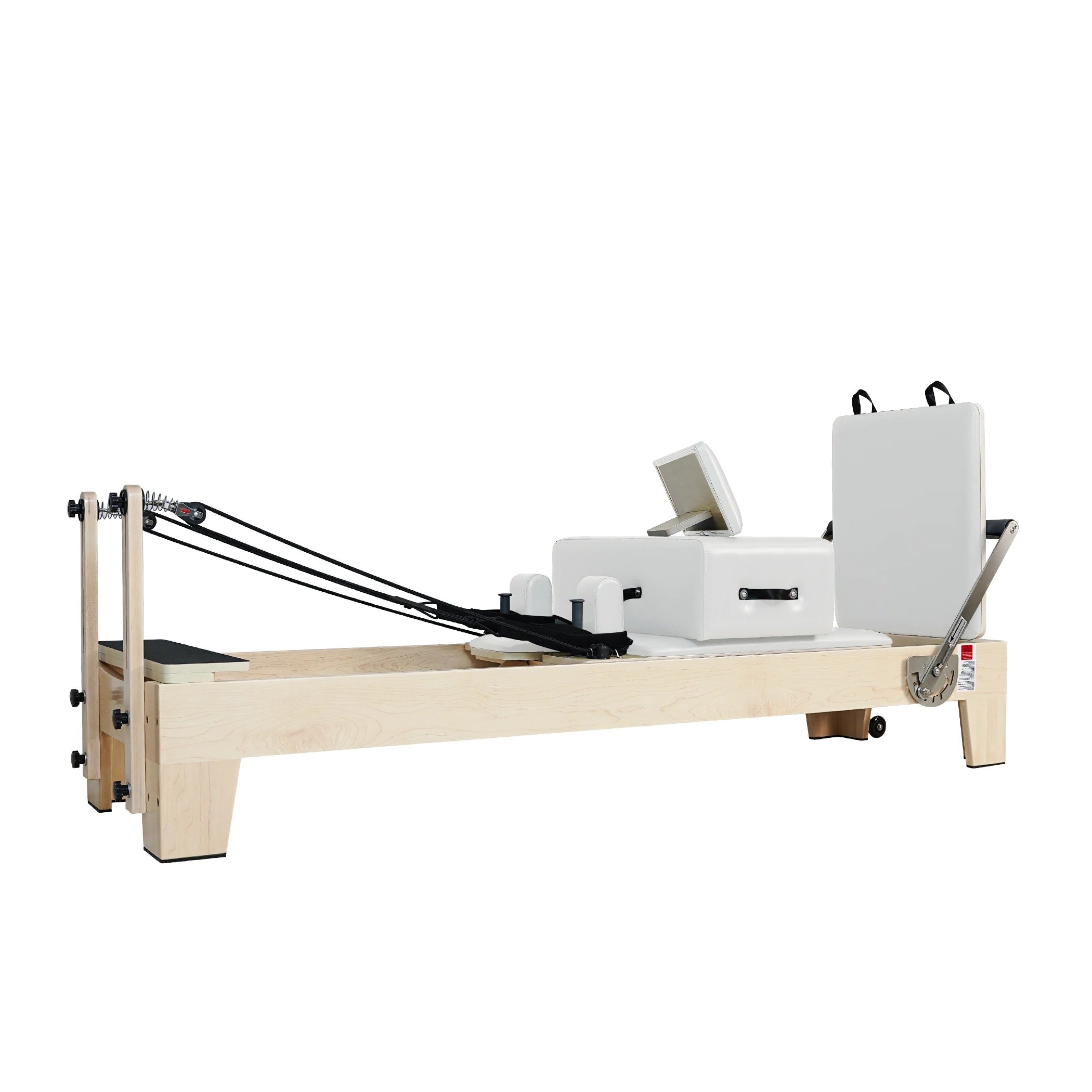 Classic Maple Pilates Reformer White