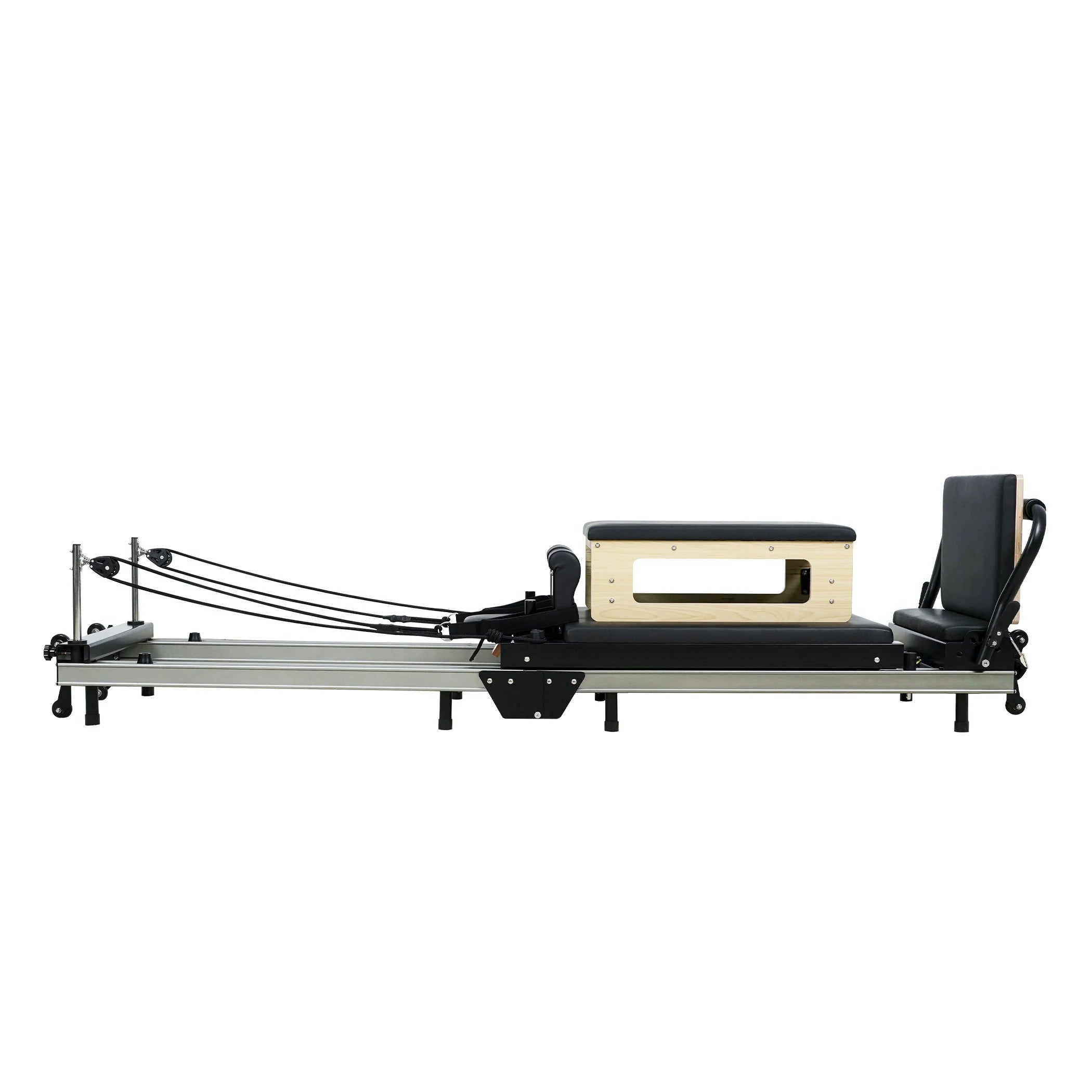 Foldable Aluminum Pilates Reformer for Home Use