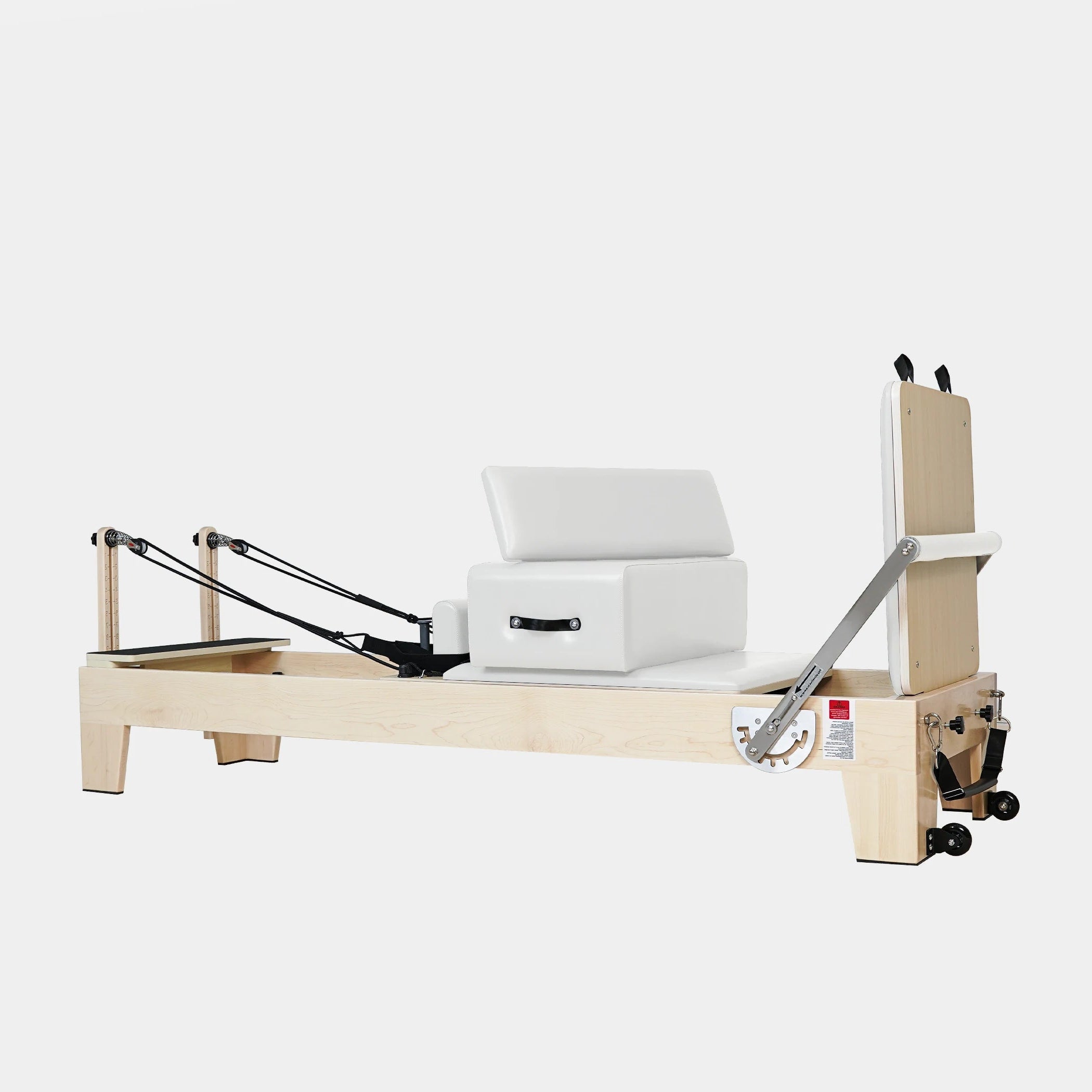 Classic Maple Pilates Reformer White