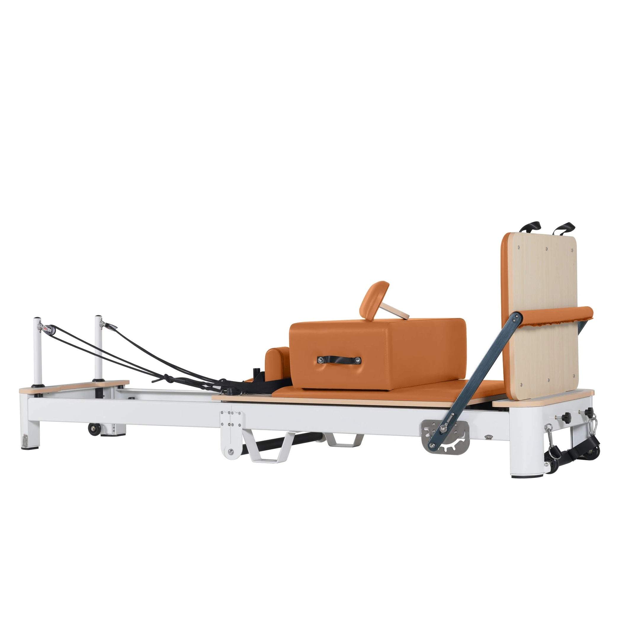 Folding Pilates Aluminum Alloy Reformer Orange