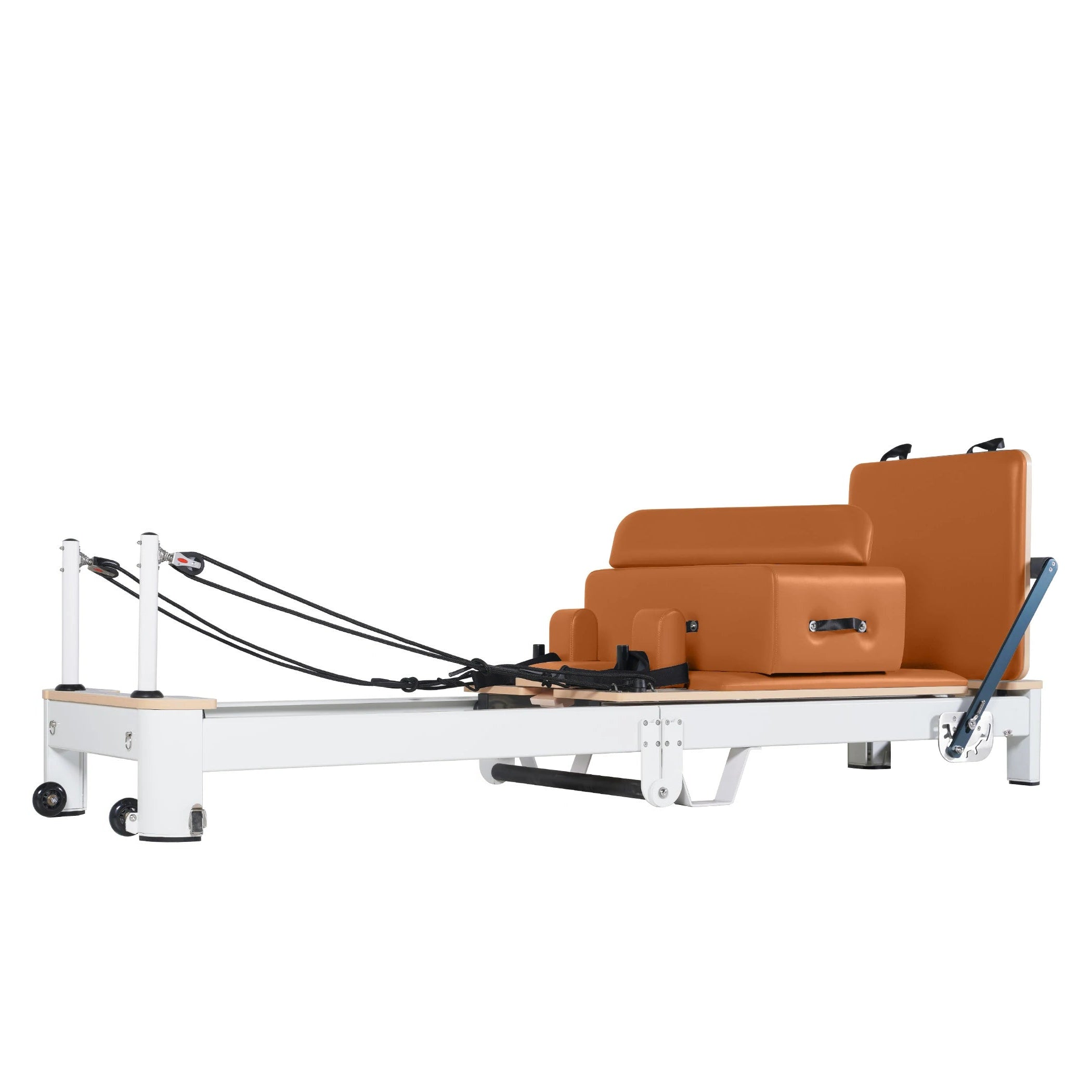 Folding Pilates Aluminum Alloy Reformer Orange