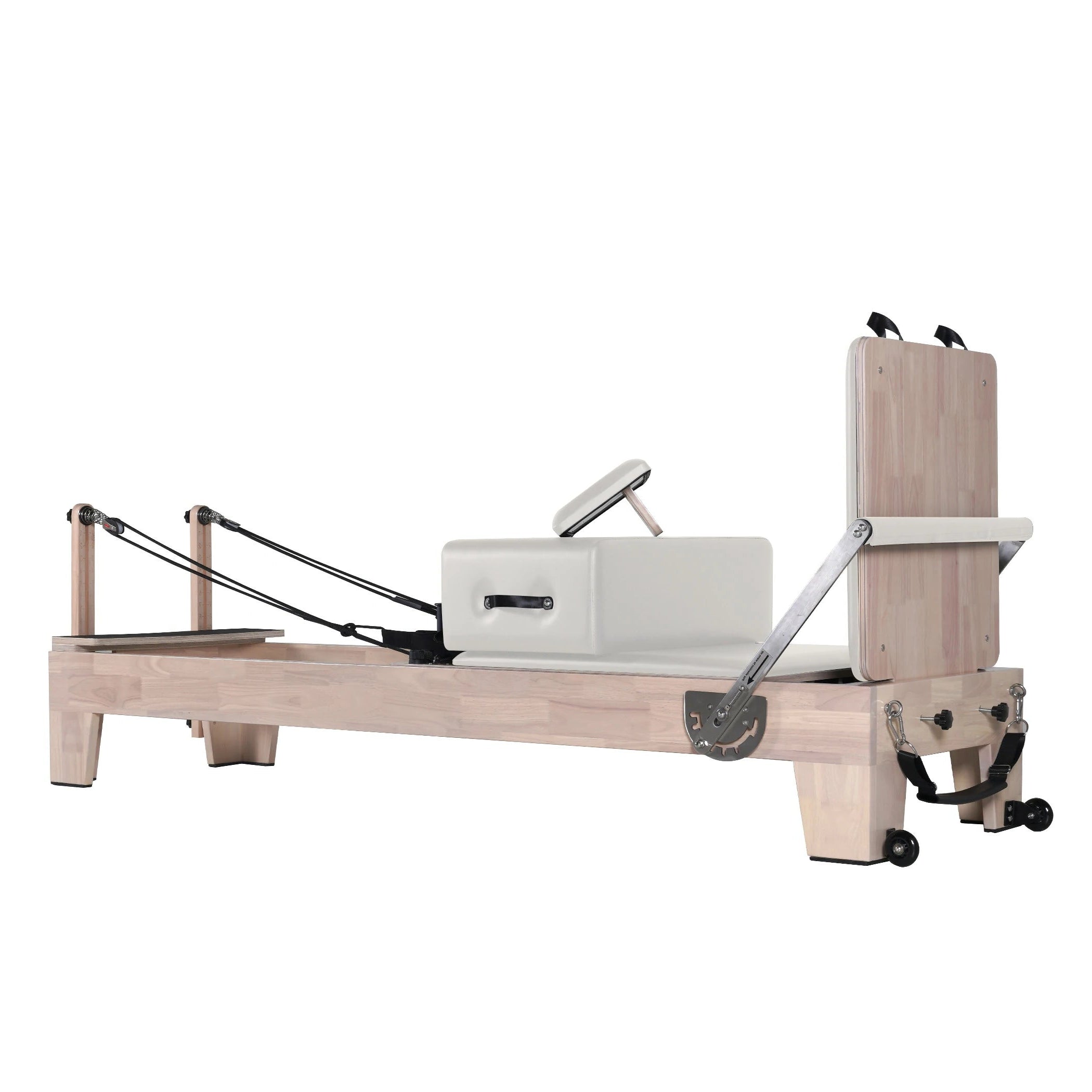 Classic Pilates Wood Reformer White