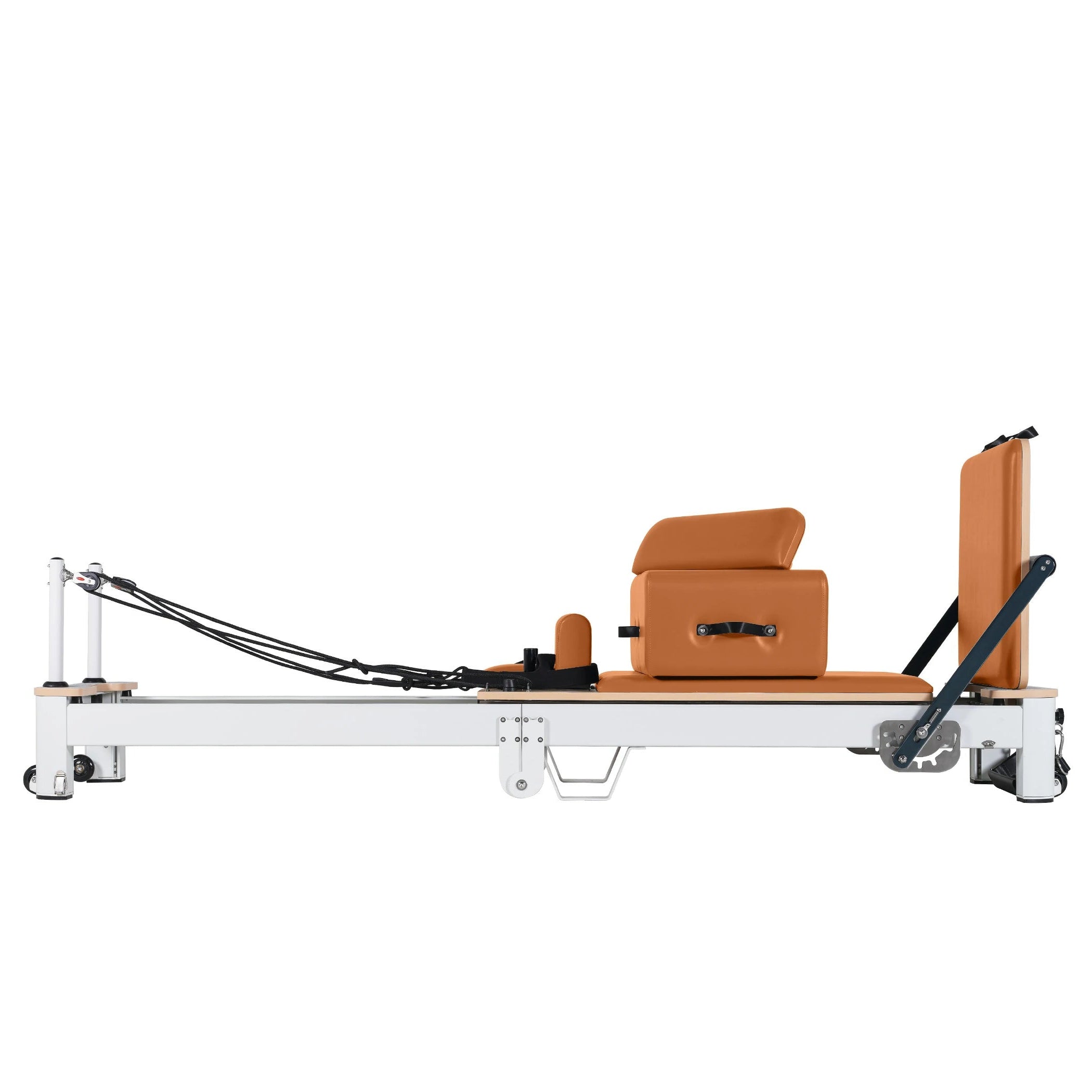 Folding Pilates Aluminum Alloy Reformer Orange