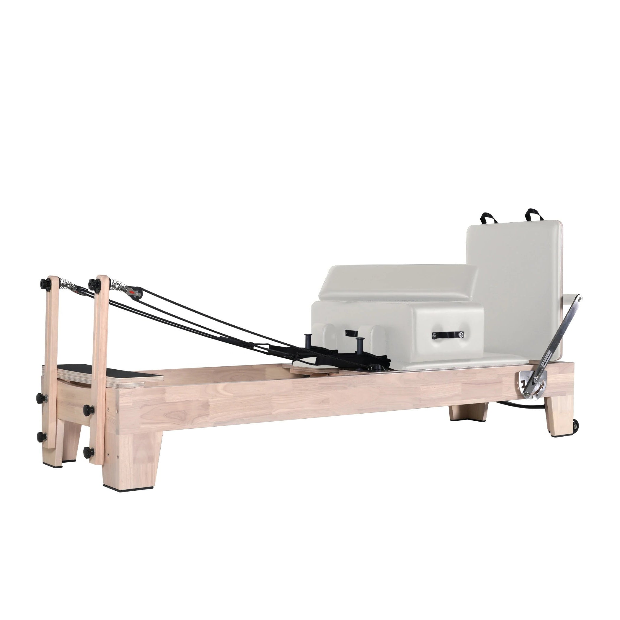 Classic Pilates Wood Reformer White