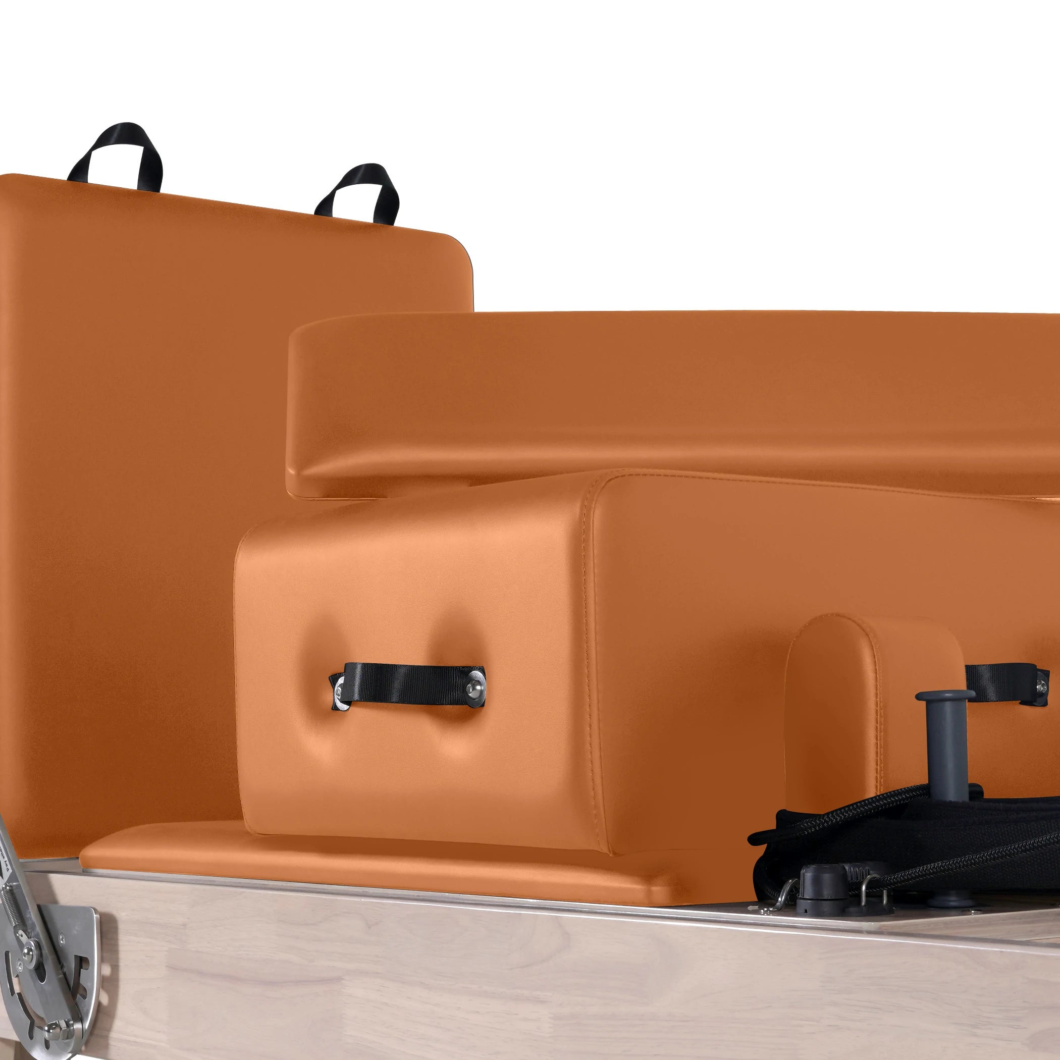 Oak Pilates Reformer with Tower Orange