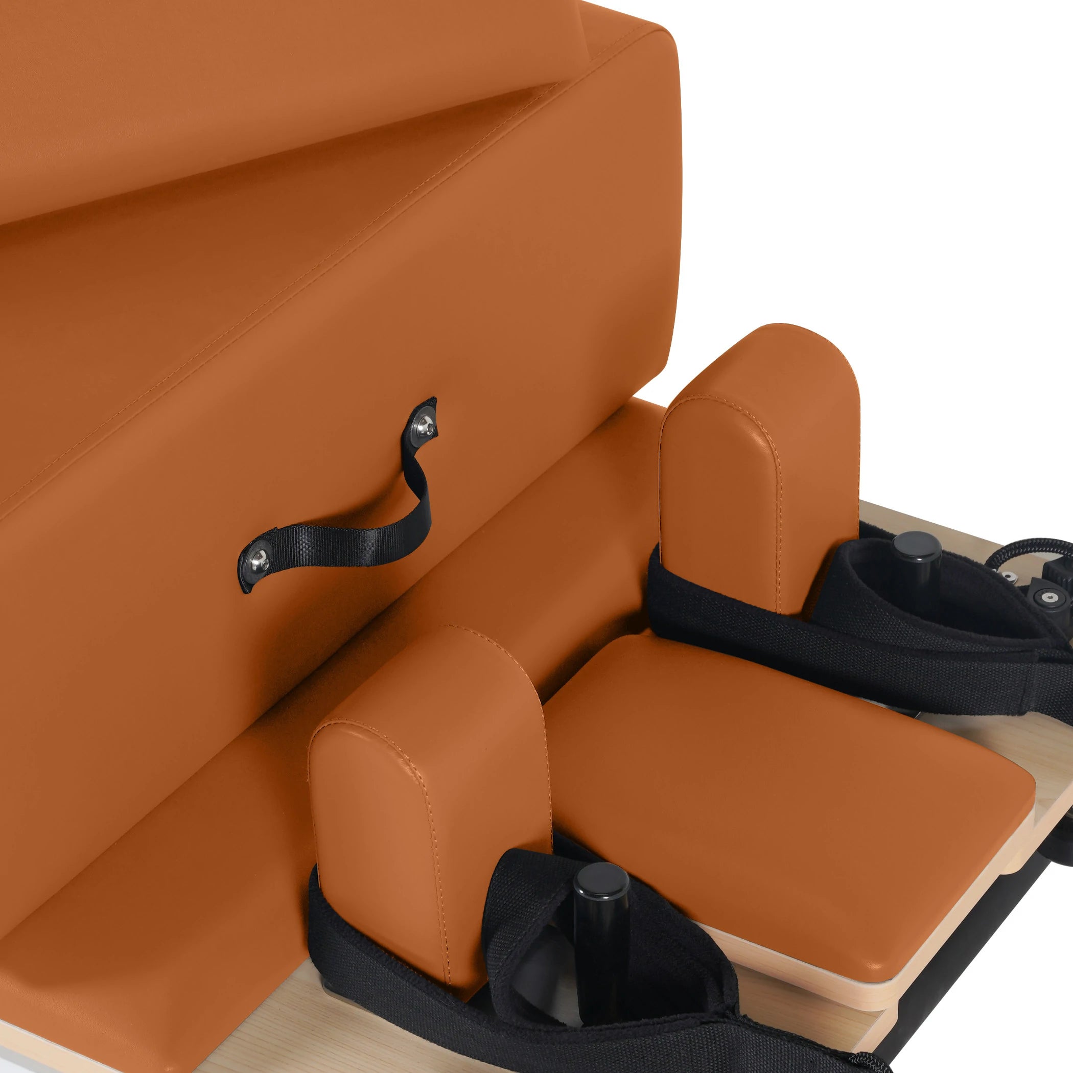 Folding Pilates Aluminum Alloy Reformer Orange