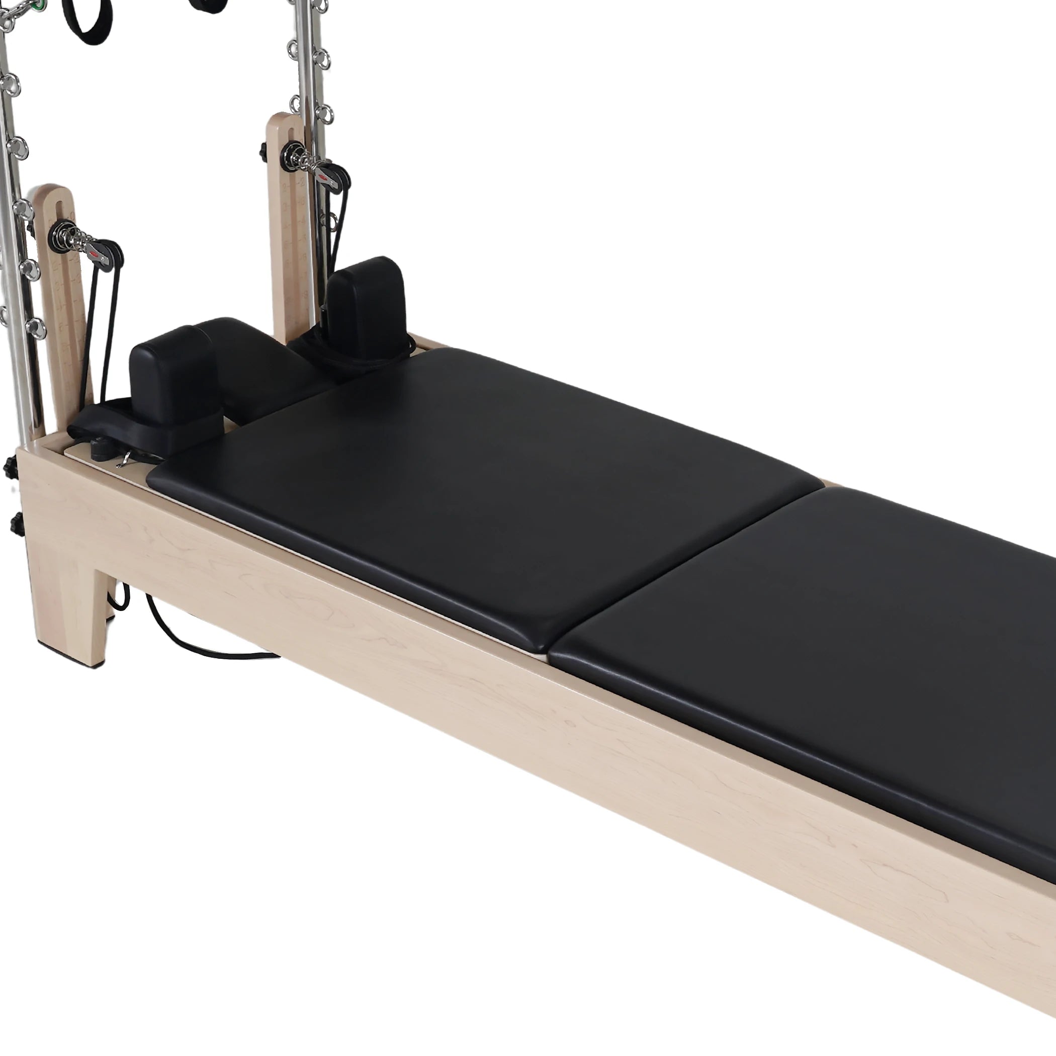 Maple Pilates Reformer with Tower Black