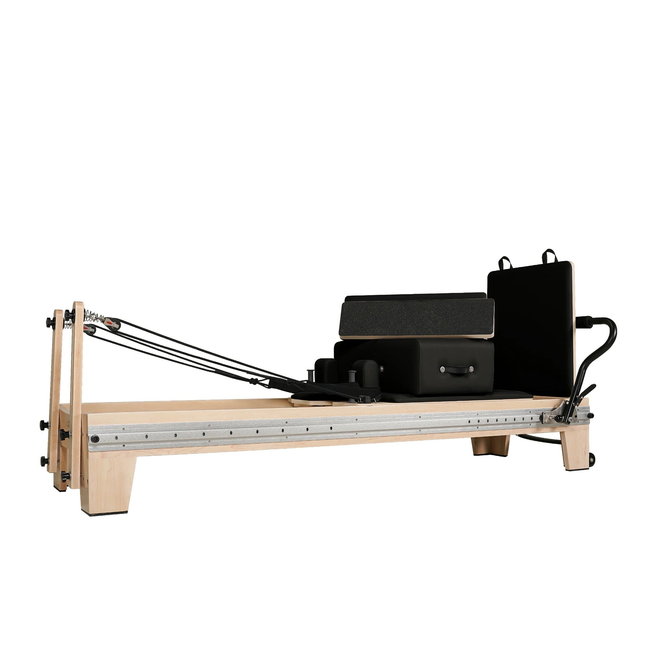Maple Full Track Split Glide Pilates Reformer Black