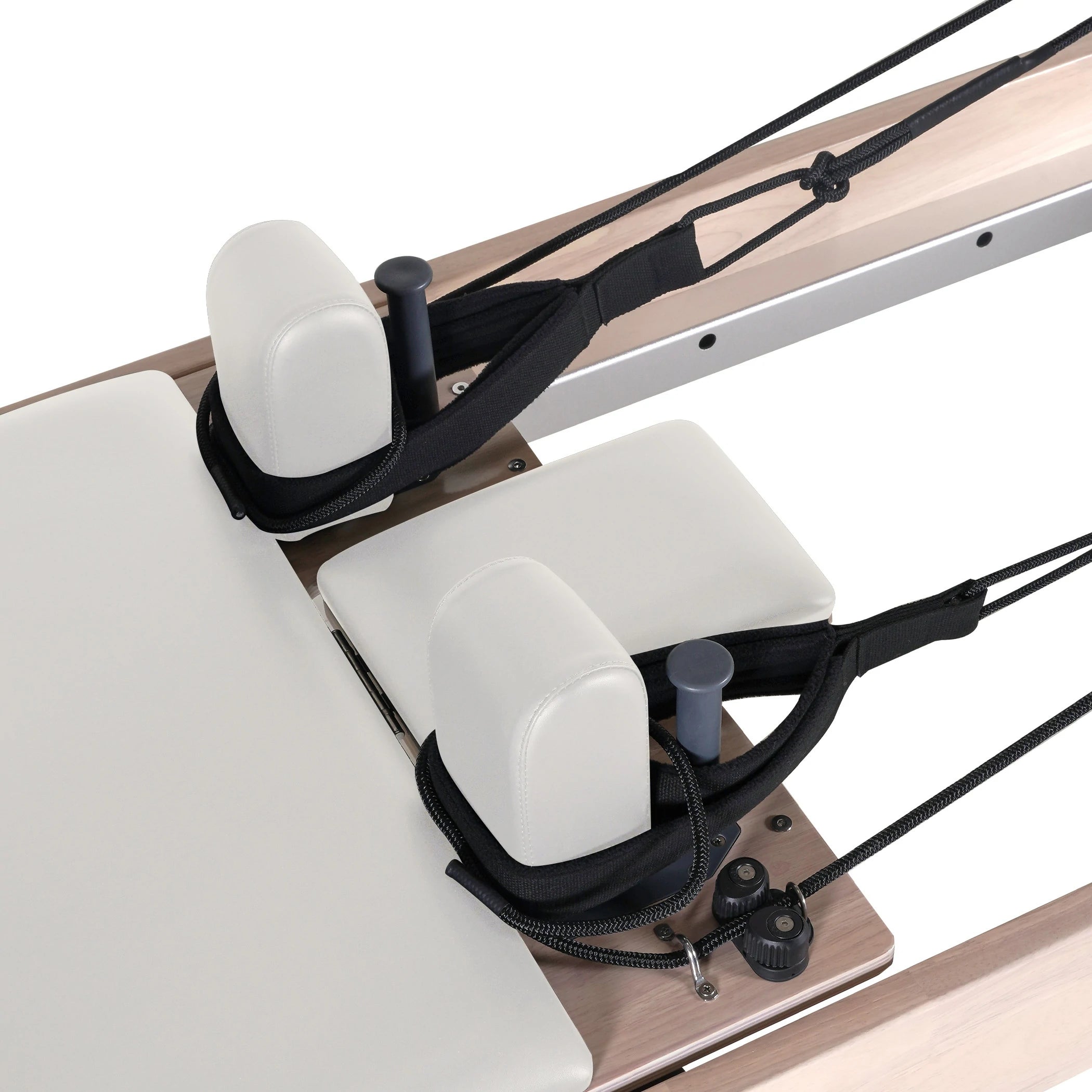 Classic Pilates Wood Reformer White