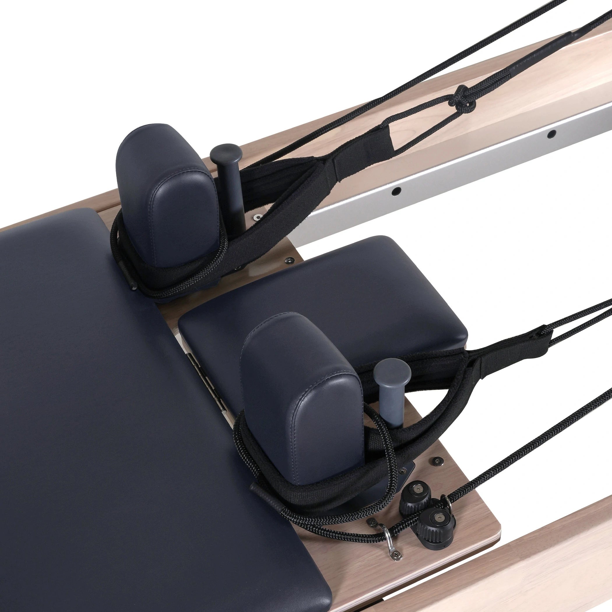 Oak Pilates Reformer with Tower Grey