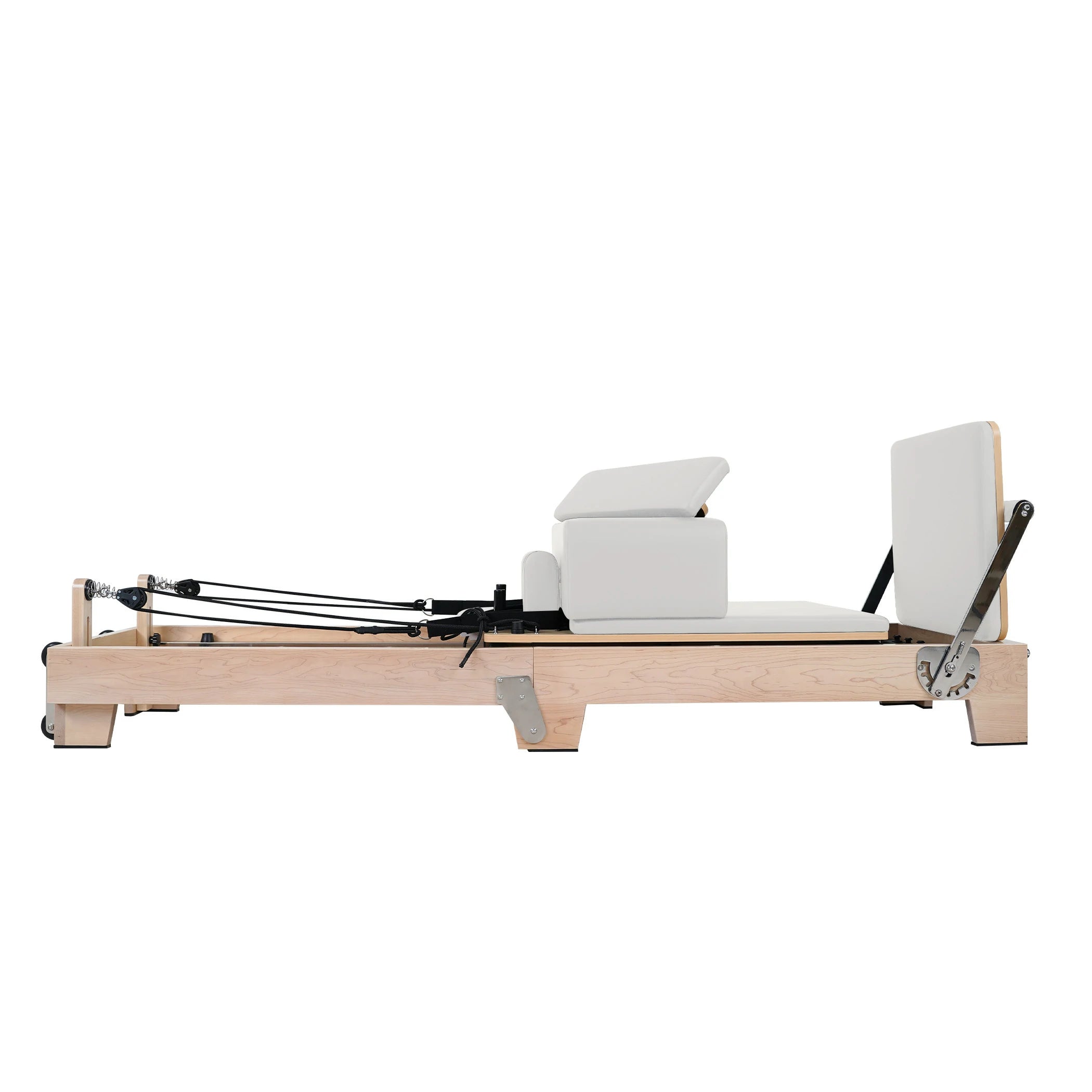 Maple Folding Classic Pilates Reformer White