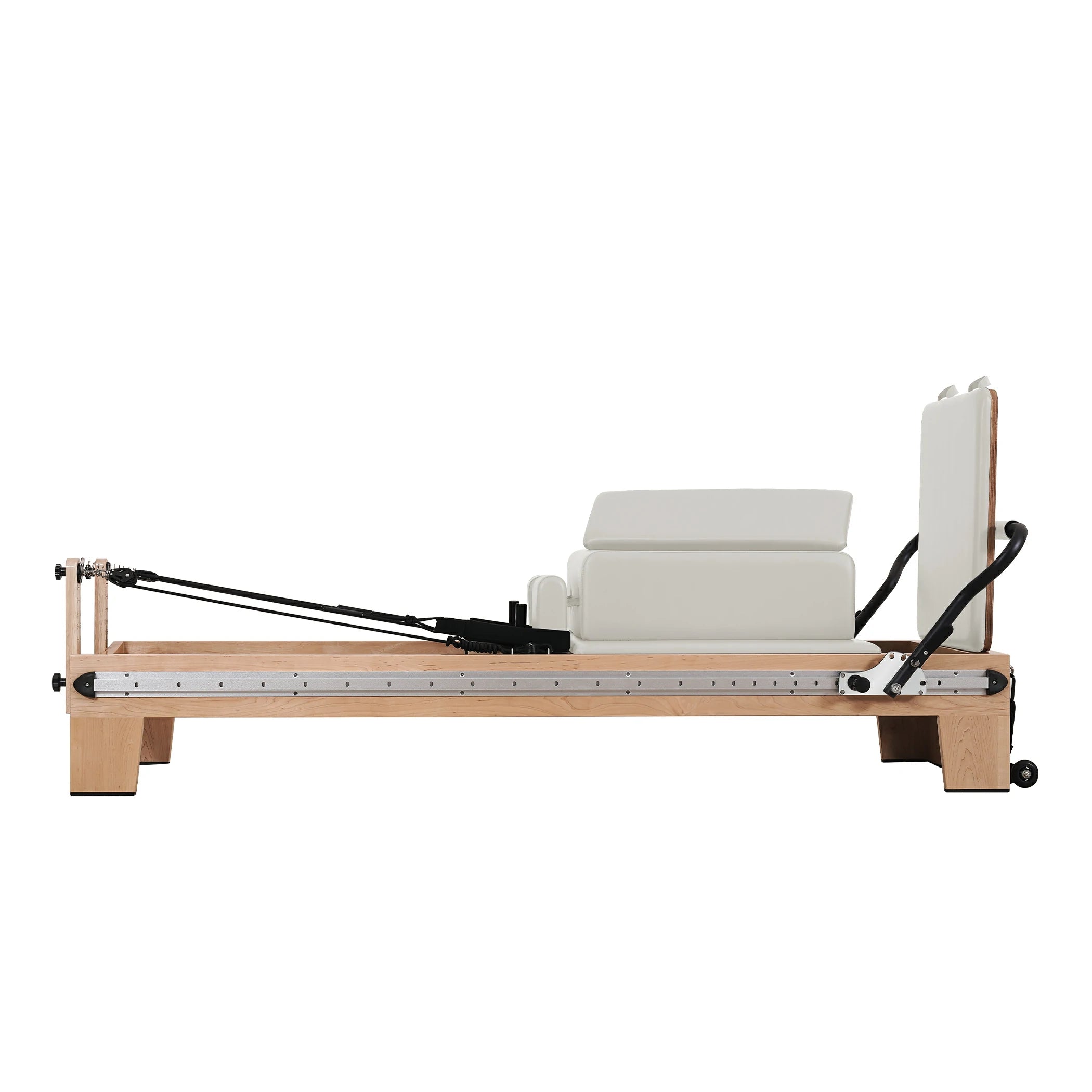Maple Full Track Split Glide Pilates Reformer White