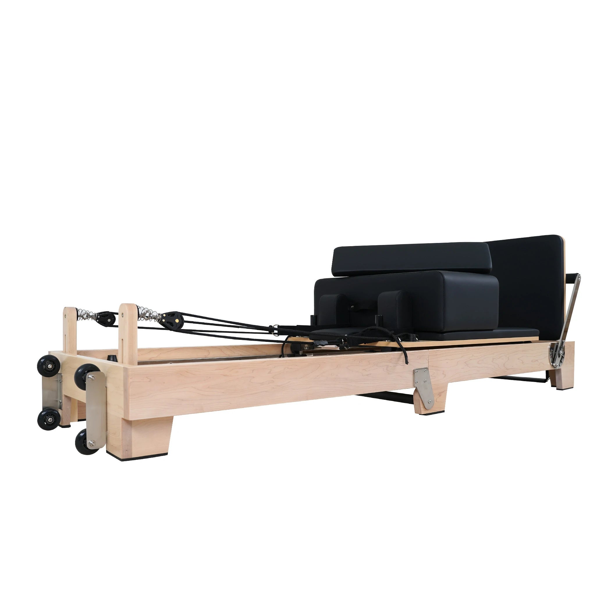 Maple Folding Classic Pilates Reformer Black