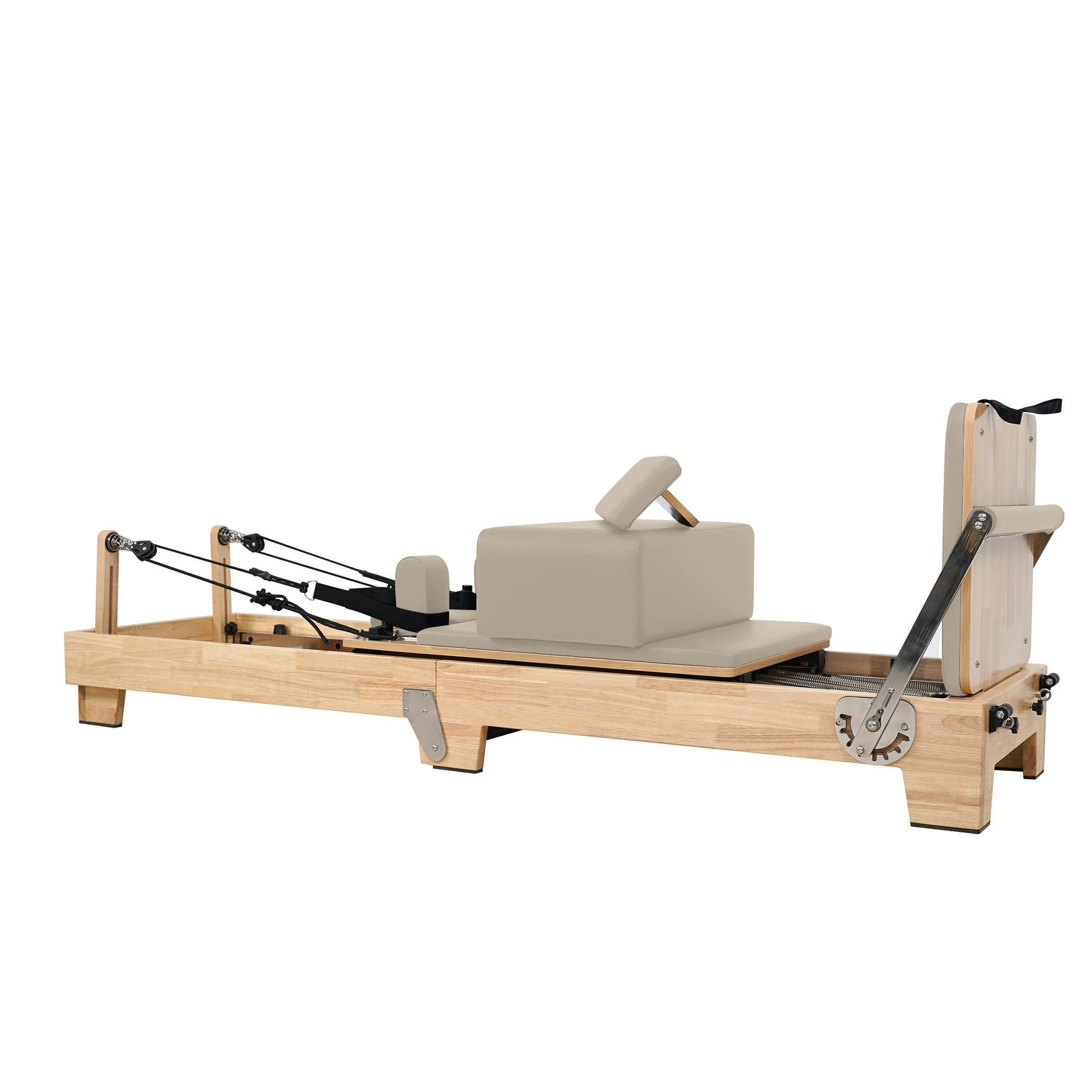 Oak Folding Classic Pilates Reformer Brown