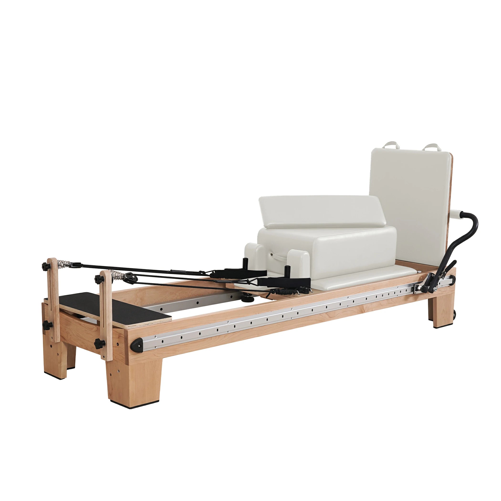 Maple Full Track Split Glide Pilates Reformer White