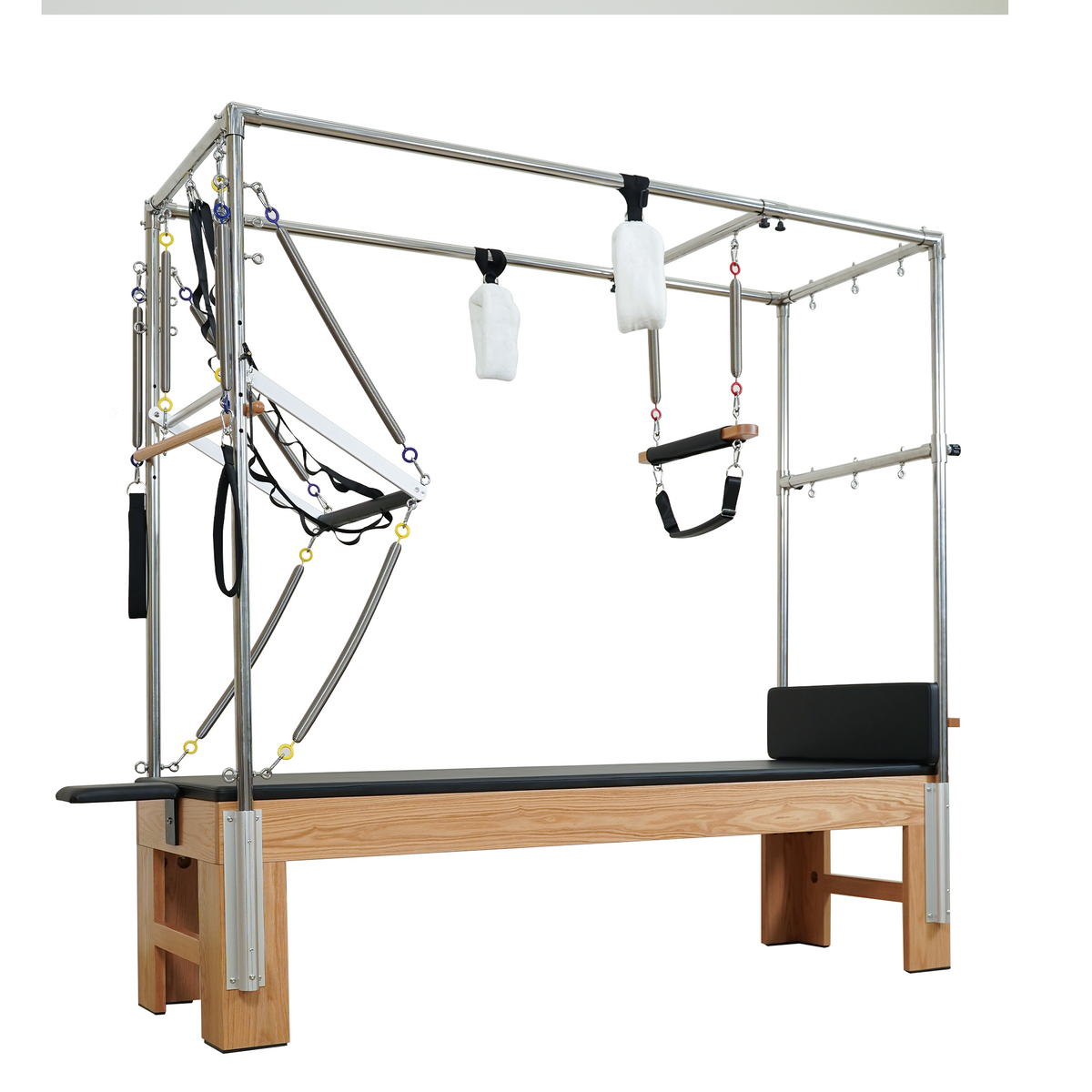 Gymfrog Classic Red Oak Pilates Cadillac Black