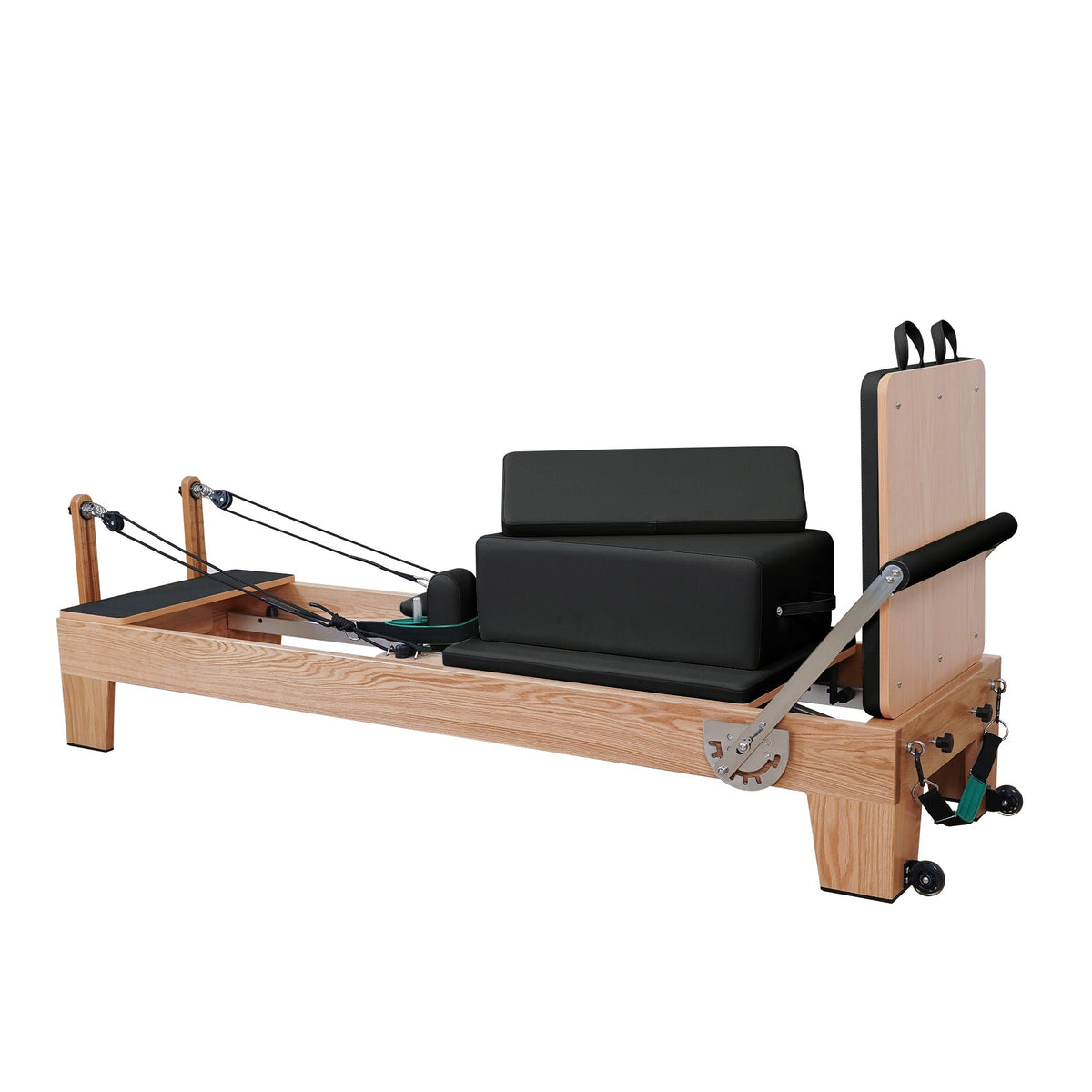 Gymfrog Premium Red Oak Pilates Reformer Black