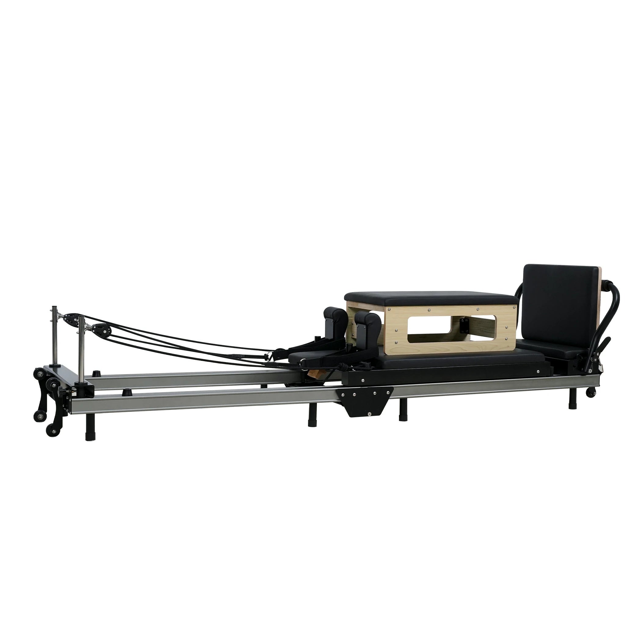 Foldable Aluminum Pilates Reformer for Home Use