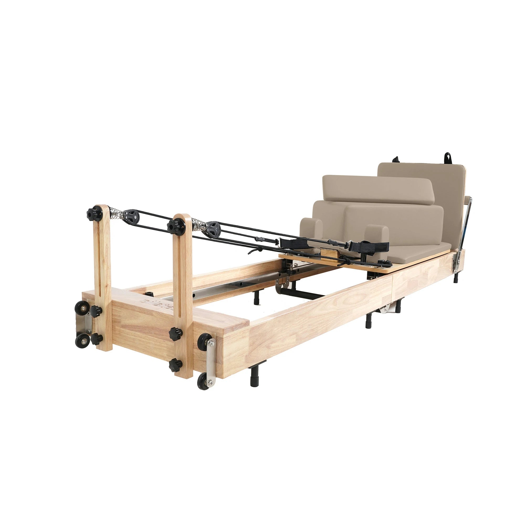 Collapsible Classic Pilates Reformer Brown