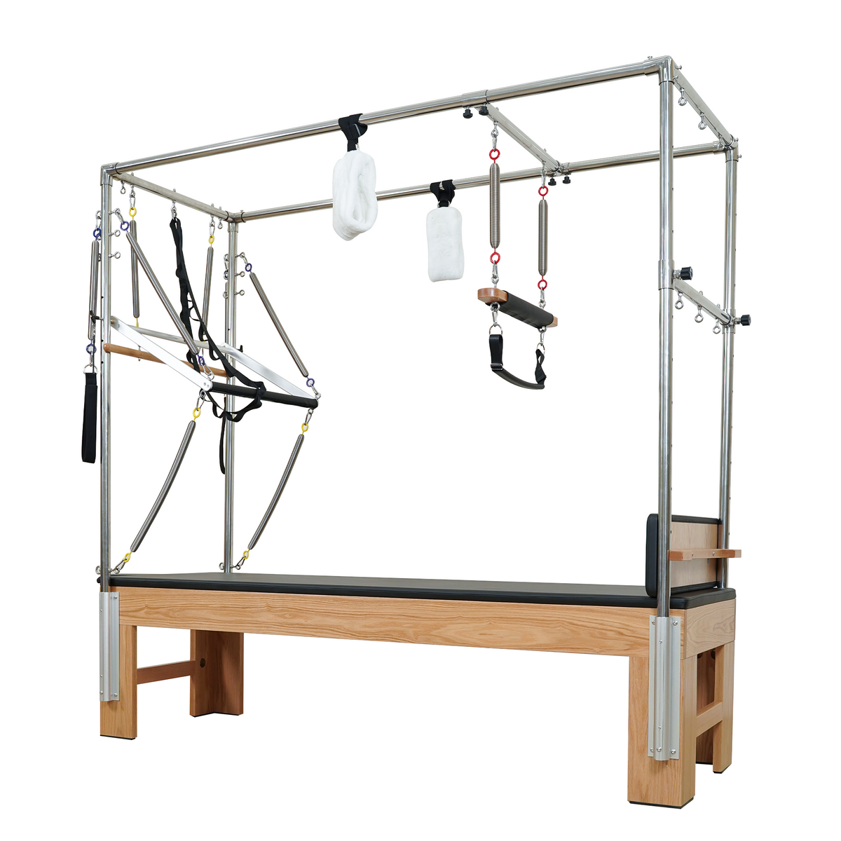Gymfrog Classic Red Oak Pilates Cadillac Black