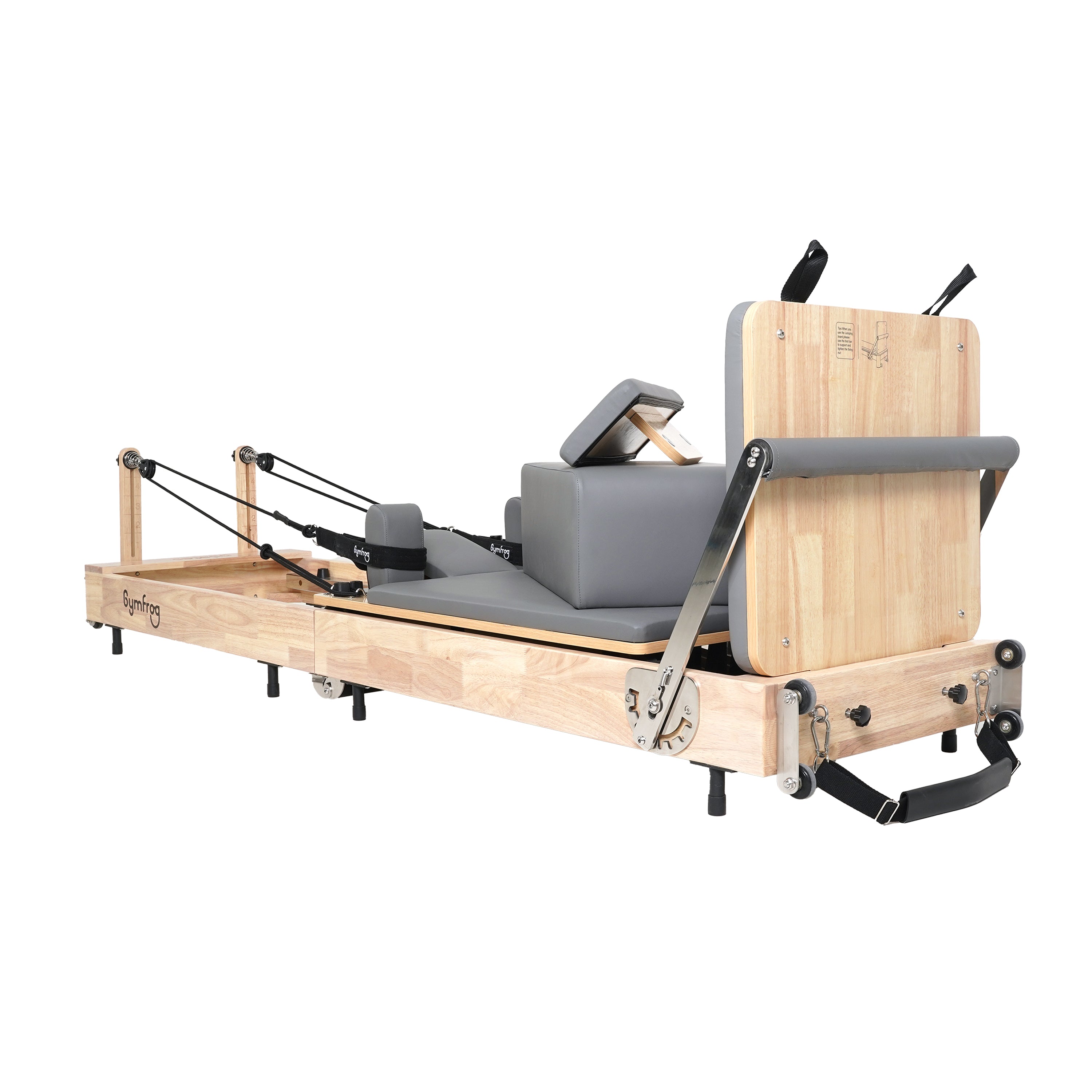 Collapsible Classic Pilates Reformer Grey