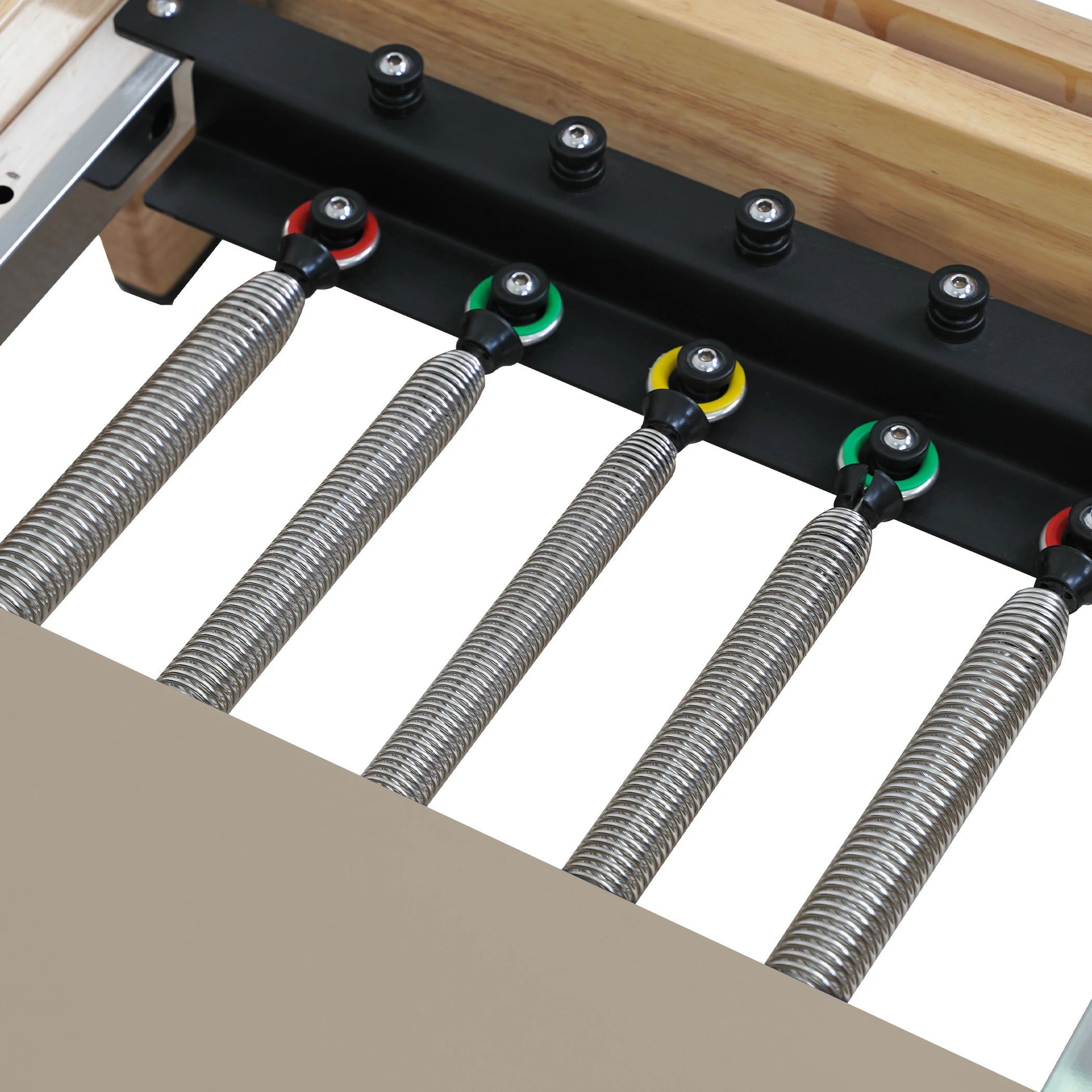 Oak Folding Classic Pilates Reformer Brown