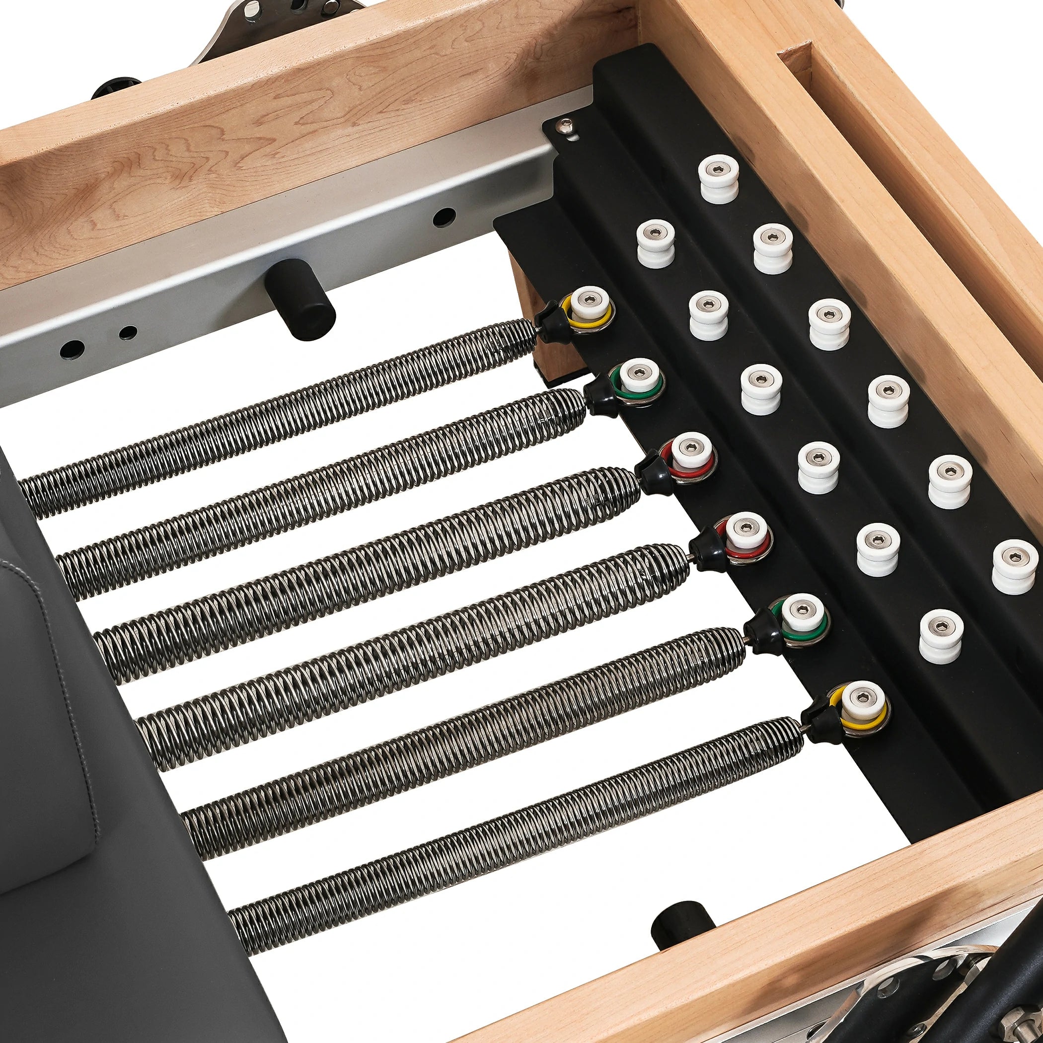 Maple Full Track Split Glide Pilates Reformer Black