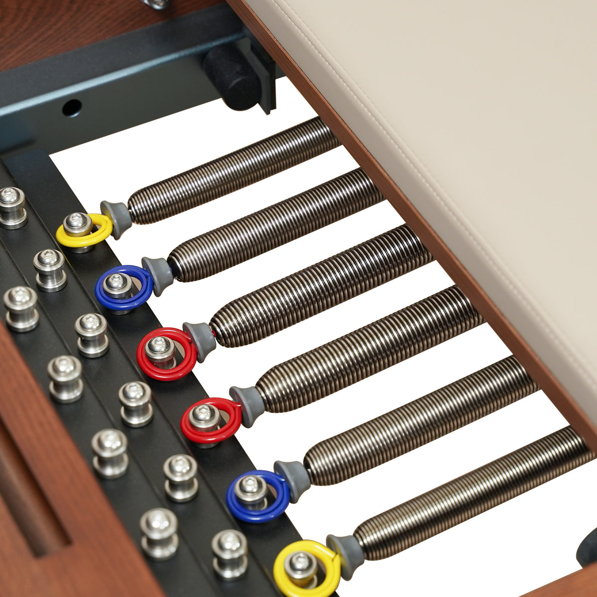 Gymfrog Classic Walnut Pilates Reformer Latte
