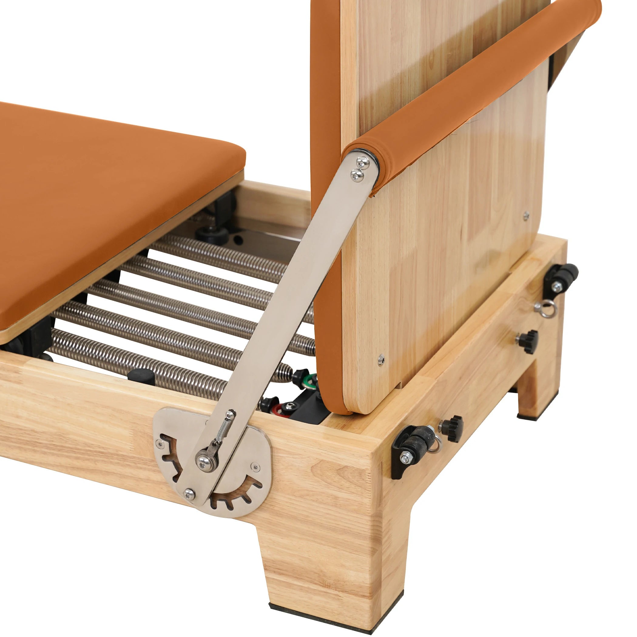 Oak Folding Classic Pilates Reformer Orange