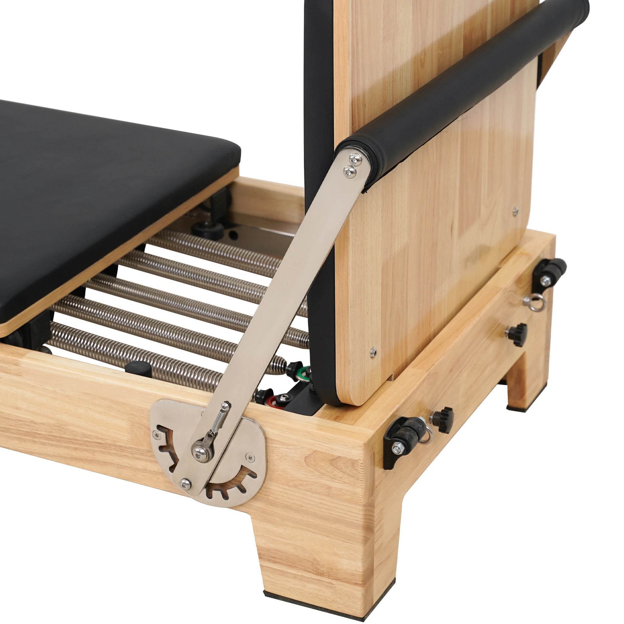 Oak Folding Classic Pilates Reformer Black