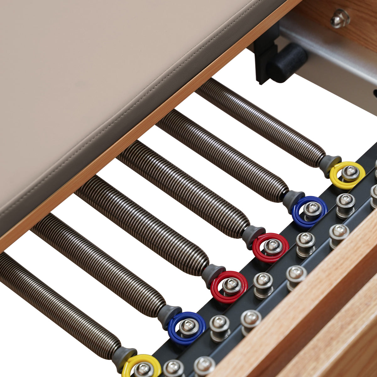 Gymfrog Premium Red Oak Pilates Reformer Latte