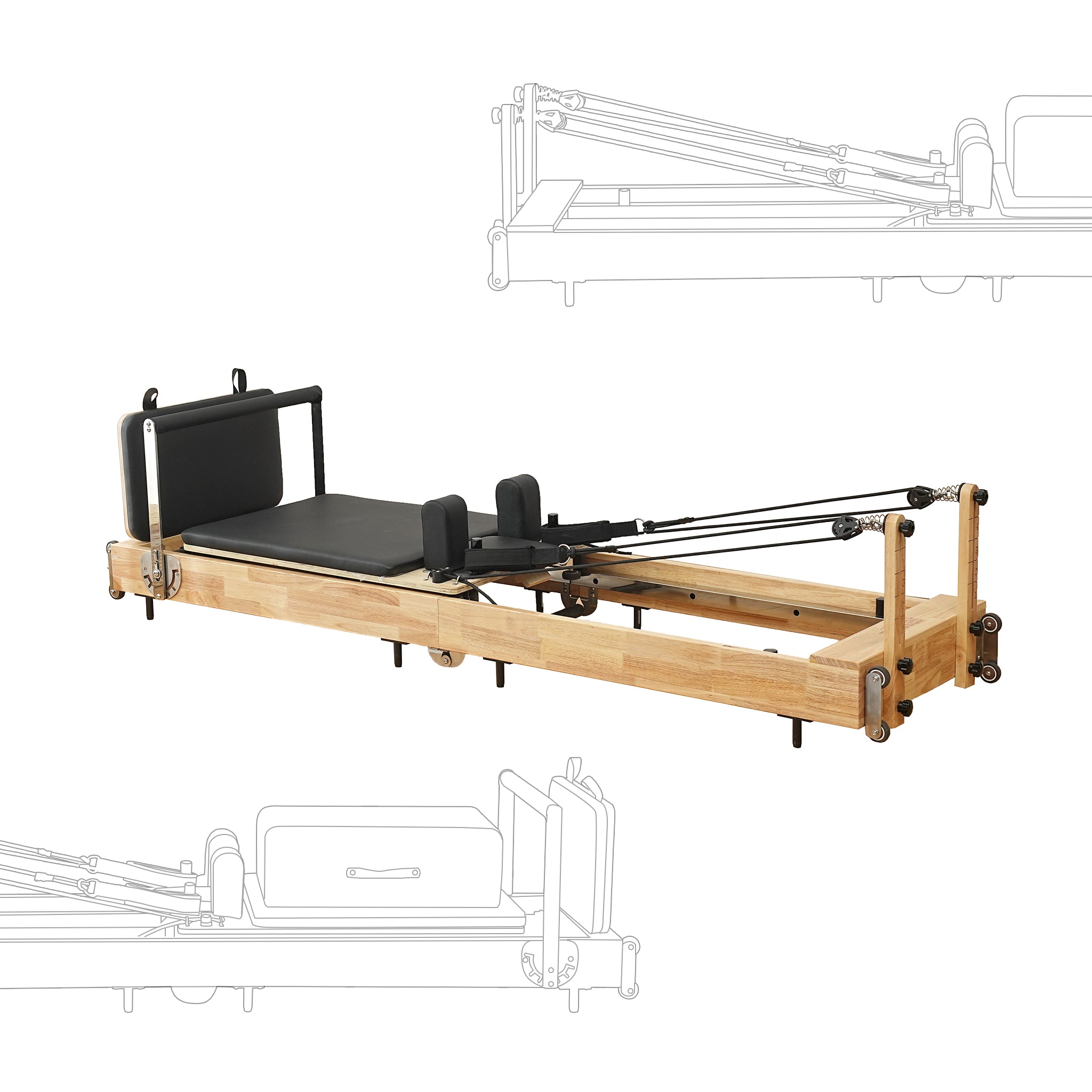 Collapsible Classic Pilates Reformer