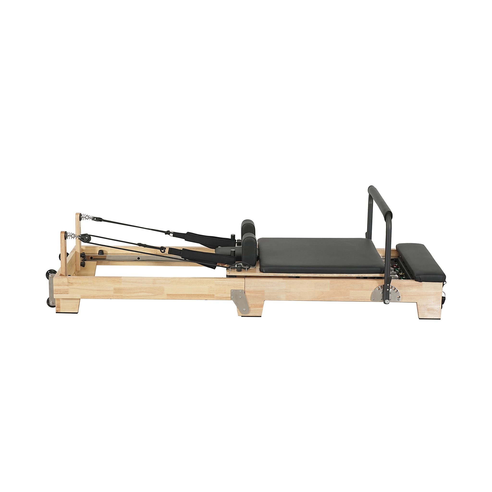 Zusammenklappbarer klassischer Pilates Reformer Orange 