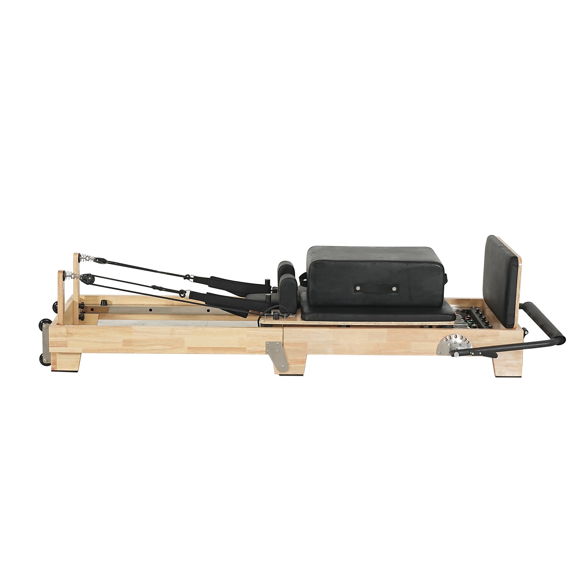 Zusammenklappbarer klassischer Pilates Reformer Orange 