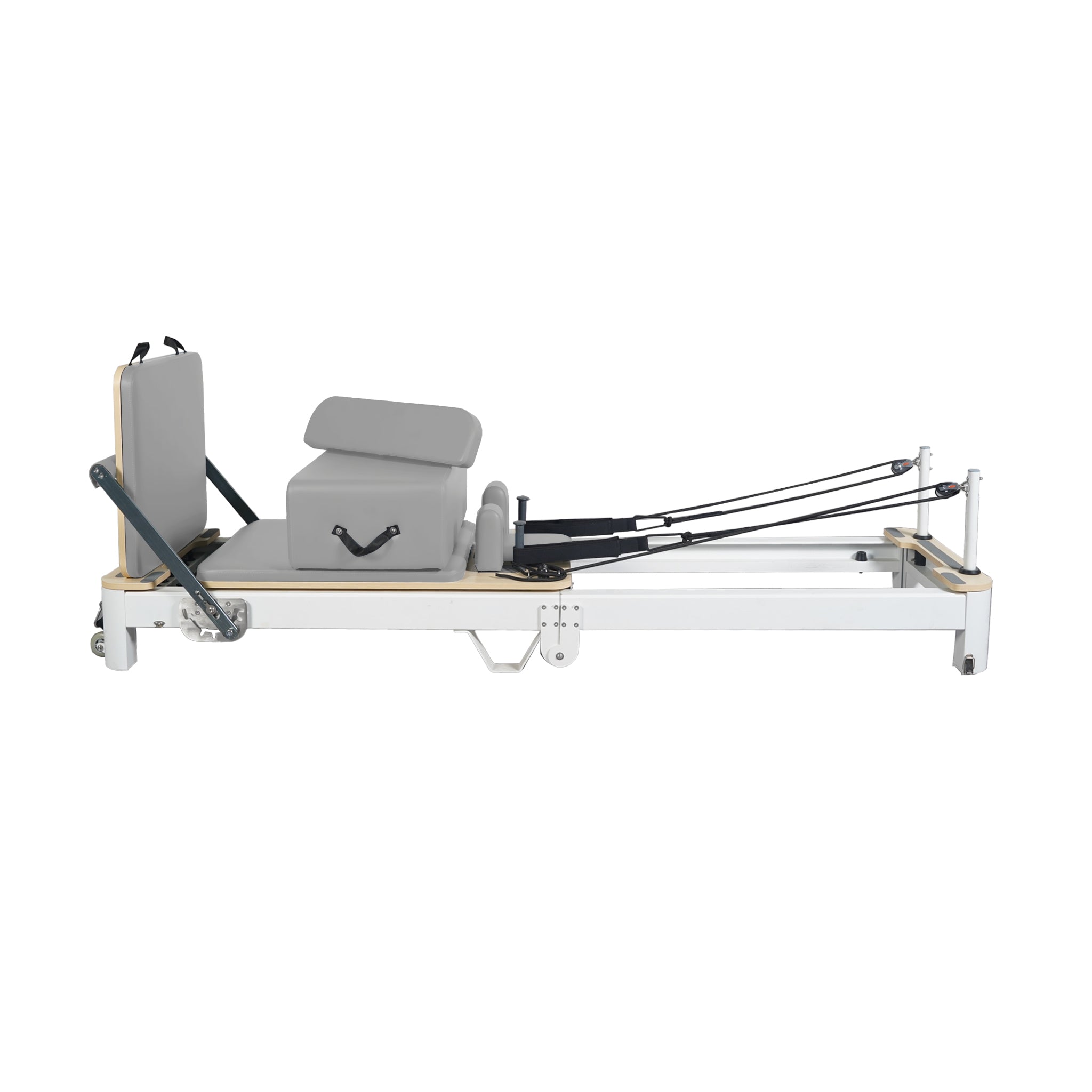 Folding Pilates Aluminum Alloy Reformer Grey