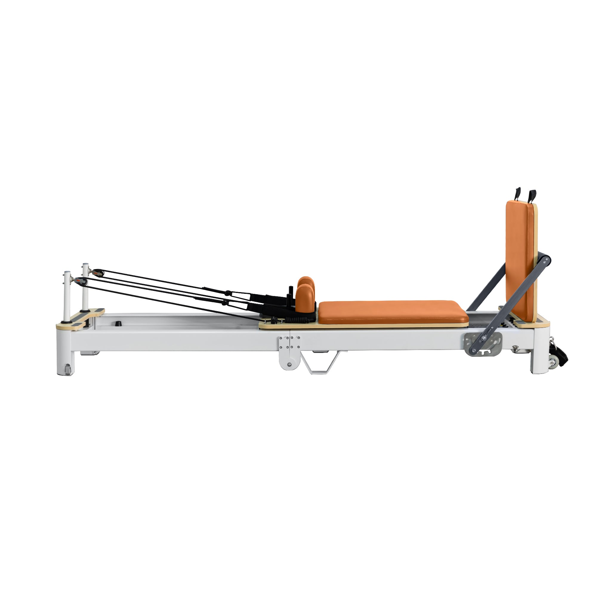 Folding Pilates Aluminum Alloy Reformer Orange