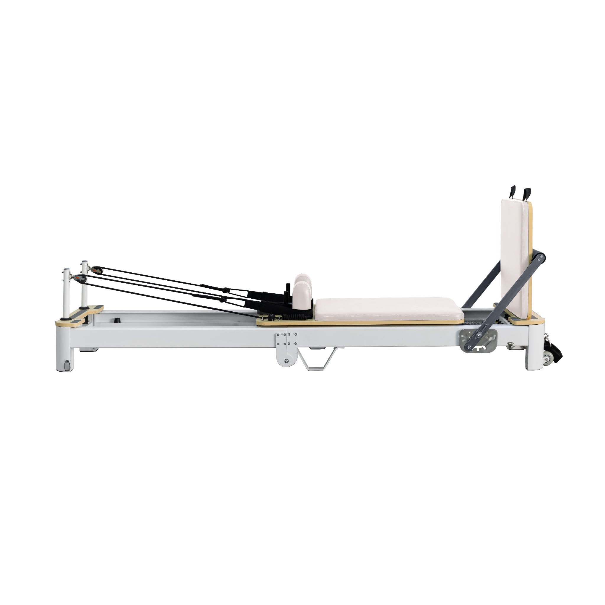 Folding Pilates Aluminum Alloy Reformer White