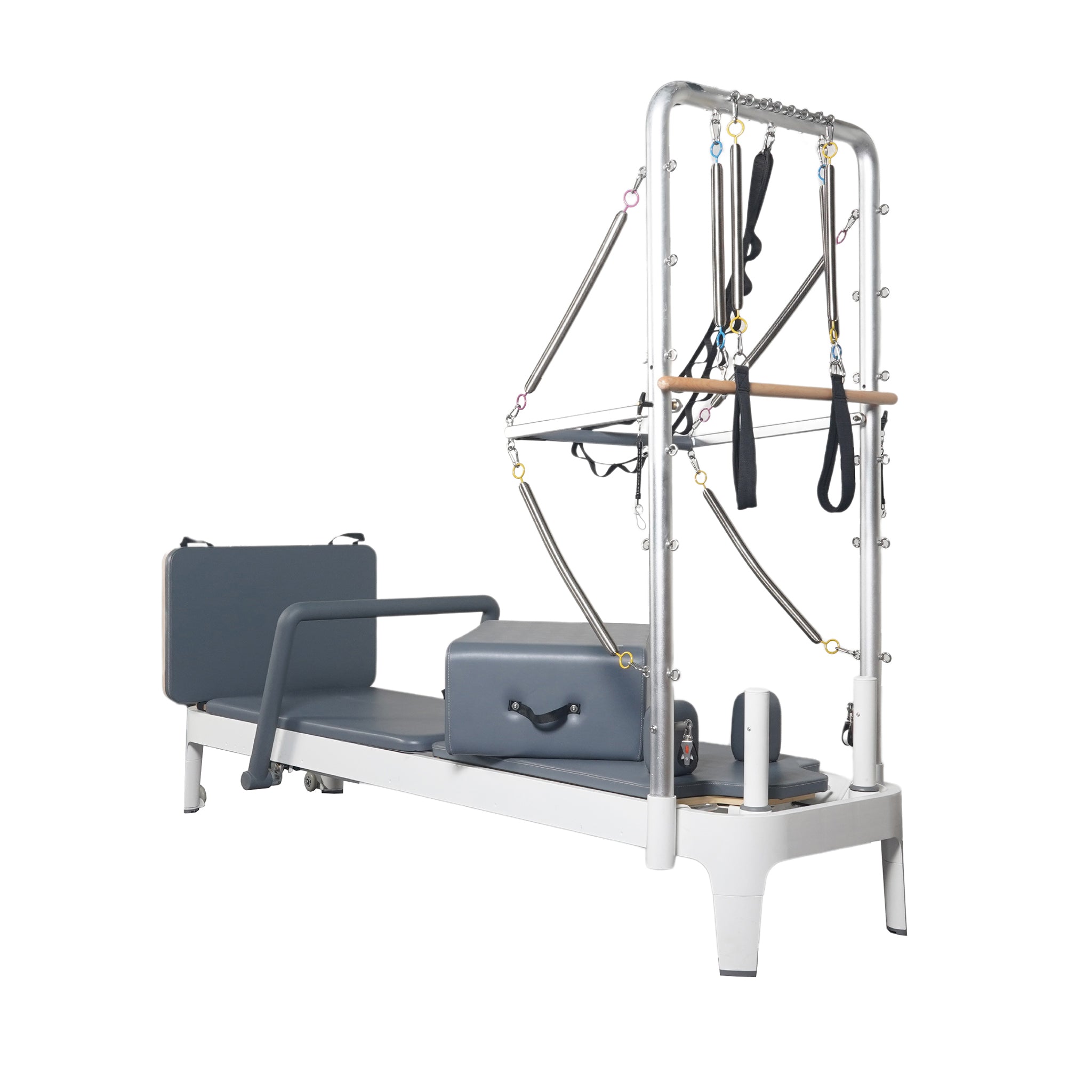 Track Sliding Aluminum Alloy Pilates Reformer With Tower